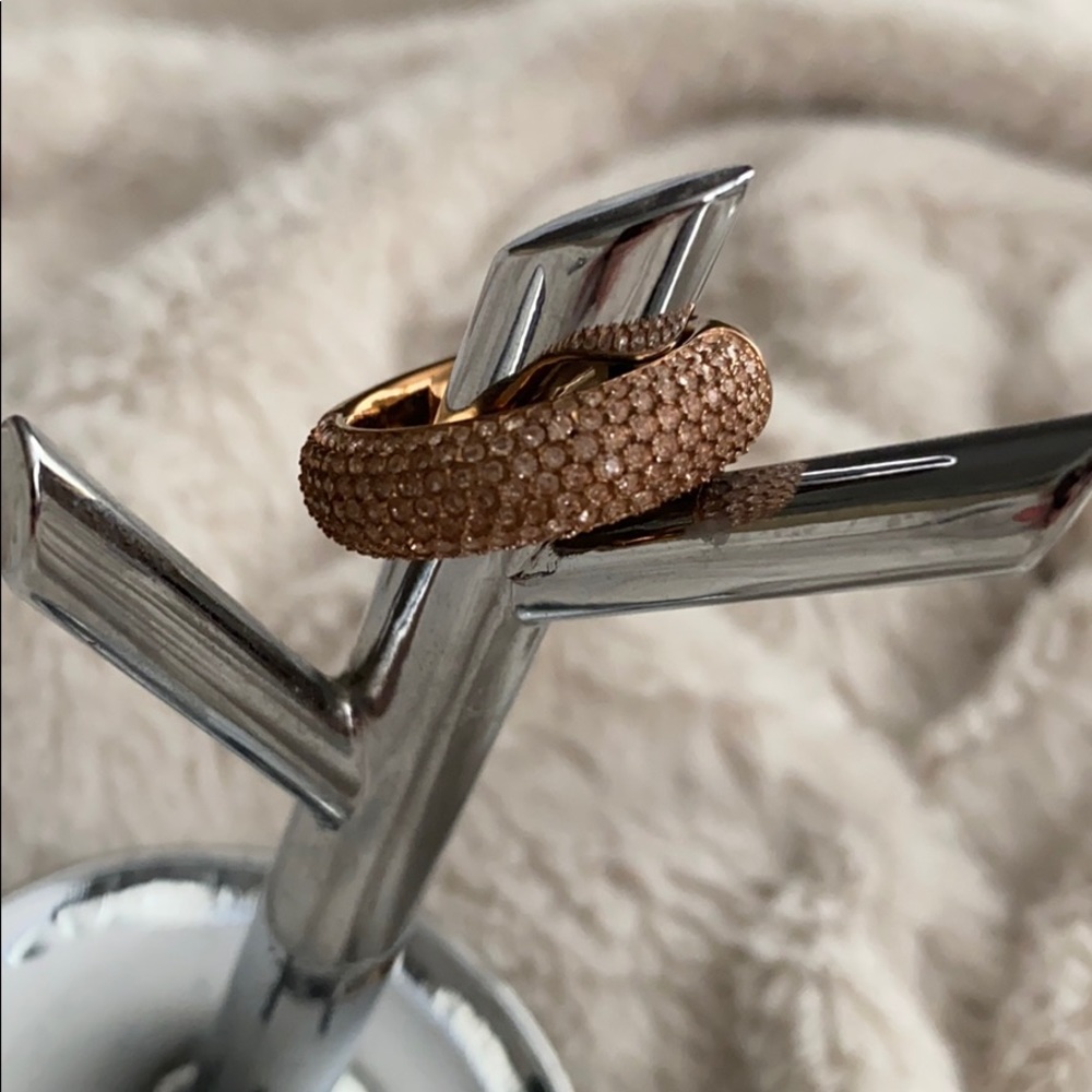 Michael Kors bronze studded ring